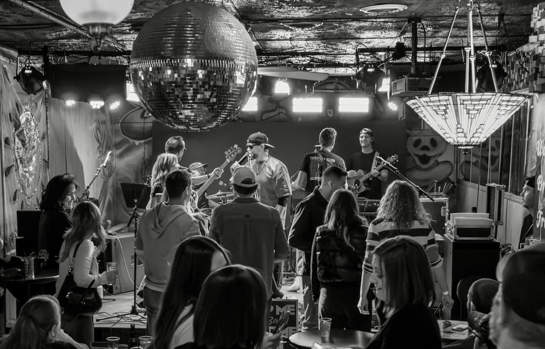 The Day Traders band group photo