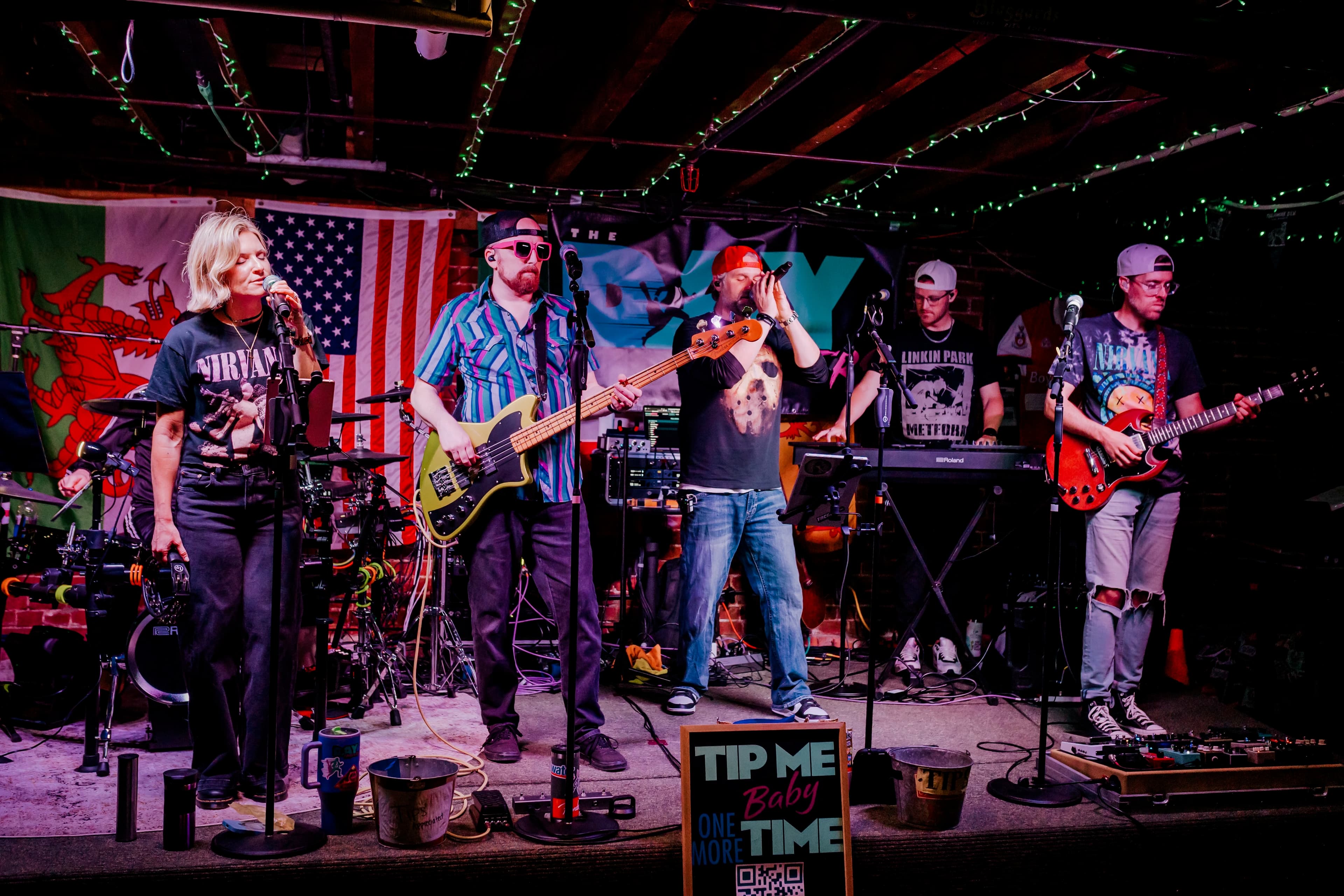 The Day Traders performing live