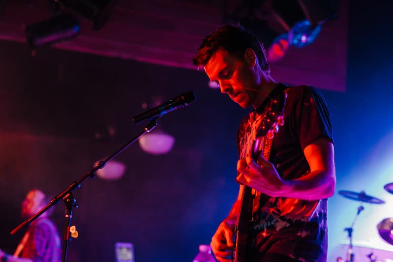 Band rocking a packed club venue